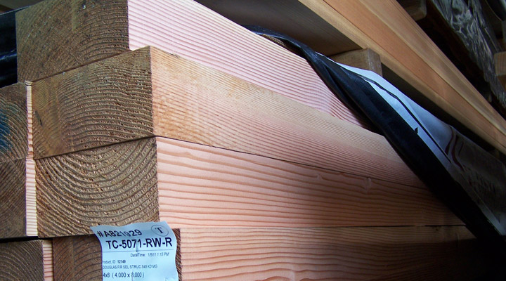 Douglas Fir structural timbers